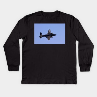 WWII B25 "Rosie's Reply" Kids Long Sleeve T-Shirt